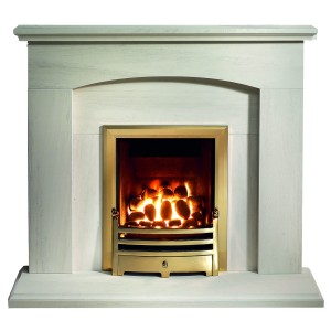 Cartmel Fireplace Suite - Portuguese Limestone,