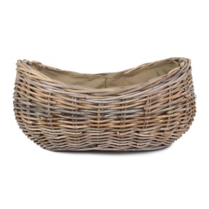 Boat Rattan Log Basket - Large - Cordura Lining