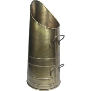 Dryton Hod Coal Bucket - Antique Brass Electro Plated