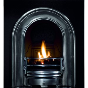 Coronet Arched Cast Iron Insert - Highlighted,