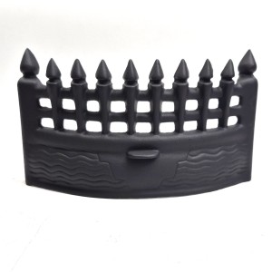 14'' Castle Solid Fuel Fire Fret - Matt Black