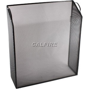 26'' Sloping Box Fire Screen - The Noble Collection - Black