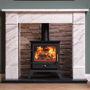 Brompton 56'' Fire Surround - Kallos Marble