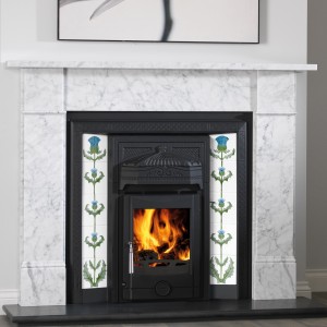 Eden Cast Iron Tiled Integra Black Finish
