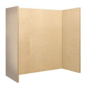 Set Of 2 Fireboards (Reeded Pattern) - 1000mm X 610mm X 25mm