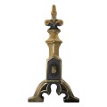19'' Gothic Fire Dogs - Antique