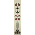 Set(10) Haslingden Burgundy/Ivory