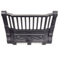 16'' Art Nouveau Cast Iron Fire Front - Black B15