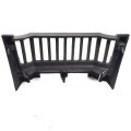 16'' Art Nouveau Cast Iron Fire Front - Black B15