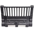 16'' Art Nouveau Cast Iron Fire Front - Black B15