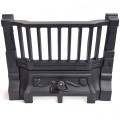 13.5'' Art Nouveau Cast Iron Fire Front - Black
