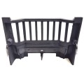 13.5'' Art Nouveau Cast Iron Fire Front - Black