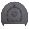 Solid Fuel Damper for 16'' Arched Insert - Cast Iron