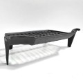 18 Inch Classic Stool Fire Grate 4 Legs - Cast Iron