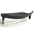 16 Inch Curved Fire Grate 4 Legs - Cast Iron