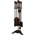 24'' Traditional Top 3 Legged Base Companion Set - Black