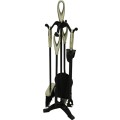 25'' Loop Top Companion Set - Black & Pewter Plated