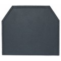 Rope Twist Cast Iron Fire Back 26.25'' wide - Cast Iron