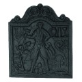 Ironfounder Cast Iron Fire Back 19.5'' Wide - Cast Iron