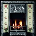 Tulip Cast Iron Tiled Insert - Highlighted,
