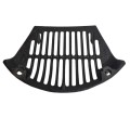 16 Inch Fire Grate 24B Cast Iron | 4 Leg Curved Fireplace Grate | Coal, Wood Burner Open Fire Basket