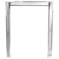 16'' Fire Trim 2'' Face 2'' Return - Brushed Stainless Steel