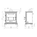 Classic 8 Eco Gas Stove - LPG - Remote Control