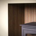 Karne Nut Black Stove Chamber Set (3 pieces, Both sides and back)