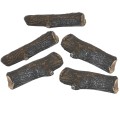 Small Ceramic Gas Fire Log Set - 2 x Medium 3 x Small