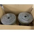 1 x Coil of 900 Nails Montana Ring Shank Nails 50mm Long x 2.5mm Finish: Galvanised Tip Style: Diamond Shaft Style: Shank (Extra Grip)