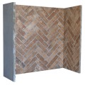 Highland Red Herringbone Stove Chamber Set (3 pieces, Both sides and back)
