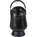 Tall Heavy Duty antique coal bucket black