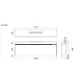 Vision Futura 1500 Electric Inset Wall Fire