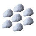 White Ceramic Gas Fire Pebbles Set of 7 Suits Gas & Ethanol Fires