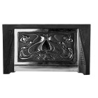 16" Art Nouveau Smoke Hood - Matt Black