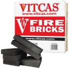 Vitcas 6 Fire Bricks Replacement Box - Black (220x110x30mm)