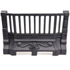 16'' Art Nouveau Cast Iron Fire Front - Black B15
