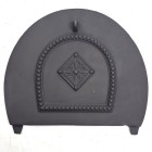 Solid Fuel Damper for 16'' Arched Insert - Cast Iron