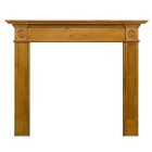 44'' Roundel Fire Surround - Pine (Waxed),