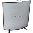 Custom Size Curved Fire Screen - The Noble Collection - Black