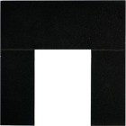 37'' X 37'' Slabbed Granite Back Panel with 16.5'' x 22.5'' Cut Out (For Solid Fuel)