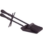 15'' Traditional Top Hearth Tidy - Black