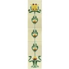 HEB051 / LGC083 Fireplace Tiles - Tube Lined (Set of 10)