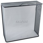 Custom Size Box Closed Fire Screen - The Noble Collection - Black