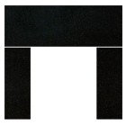 Set of 3 Granite Polished Slips Overall 37'' x 37'' Opening 25'' x 25''