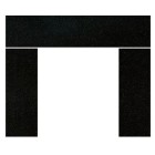 Set of 3 Granite Polished Stove Slips - Overall 42'' x 38'' Opening 30'' x 32''