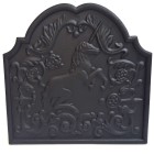 Unicorn Cast Iron Fire Back 15.5'' Wide - Cast Iron ##SALE