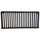 Large Castle Dog Basket Fire Grate Flat - Cast Iron