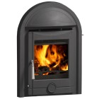 Polaris Eco Solid Fuel Inset Multi Fuel Stove with Black Arch (Fits Integra Arched Inserts)