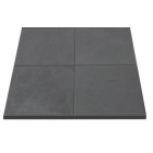 36'' x 36'' Slabbed Italian Slate Stove Hearth (For Solid Fuel) 